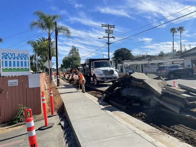 County of San Diego sidewalks