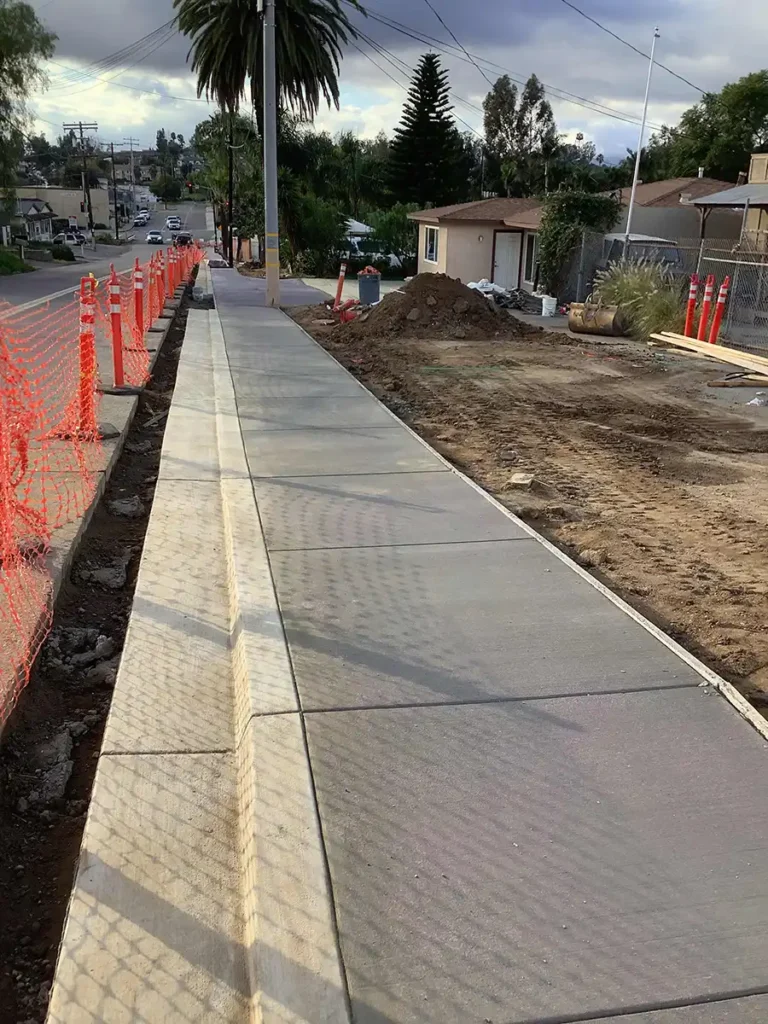 County of San Diego sidewalks